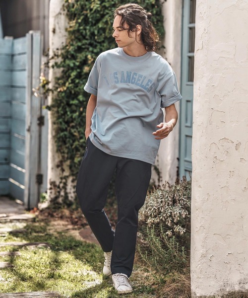 CAMBIO（カンビオ）の「mt9728- プリントTビッグ_Losangeles Tシャツ（Tシャツ/カットソー・メンズ・ブルー系その他/ホワイト/ブラック・S/M/L/XL）」の13枚目の写真
