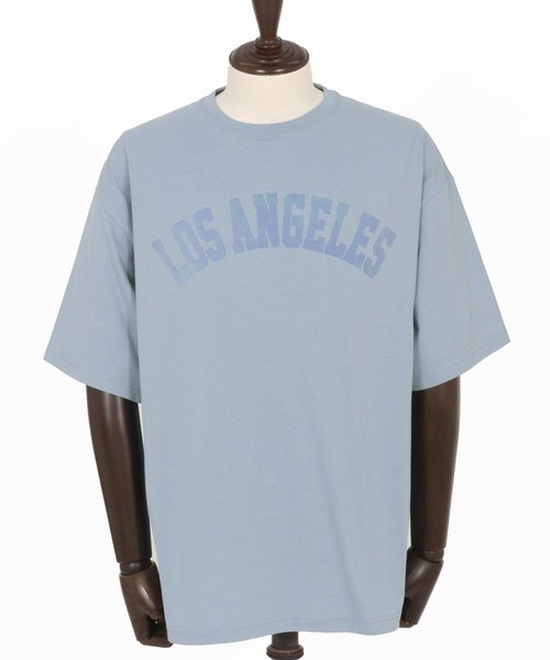 CAMBIO（カンビオ）の「mt9728- プリントTビッグ_Losangeles Tシャツ（Tシャツ/カットソー・メンズ・ブルー系その他/ホワイト/ブラック・S/M/L/XL）」の19枚目の写真