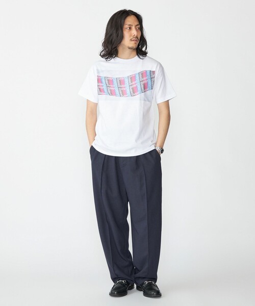 SHIPS（シップス）の「SHIPS: リネン ライク ワイド ピンタック スラックス（その他パンツ・メンズ・チャコールグレー/ライトグレー/ネイビー・SMALL/MEDIUM/LARGE/X-LARGE）」の6枚目の写真