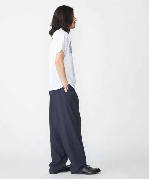 SHIPS（シップス）の「SHIPS: リネン ライク ワイド ピンタック スラックス（その他パンツ・メンズ・チャコールグレー/ライトグレー/ネイビー・SMALL/MEDIUM/LARGE/X-LARGE）」の9枚目の写真