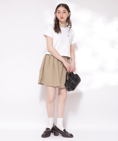 Rirandture(リランドチュール)の「Mimiパール刺繍Tシャツ(Tシャツ/カットソー・レディース・ホワイト/ピンク/ブラック・2)」の13枚目の写真