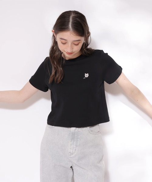tシャツ パール トリミング Tシャツ レディース MISCH MASCH｜【2024春夏新作】パールトリミングTシャツ