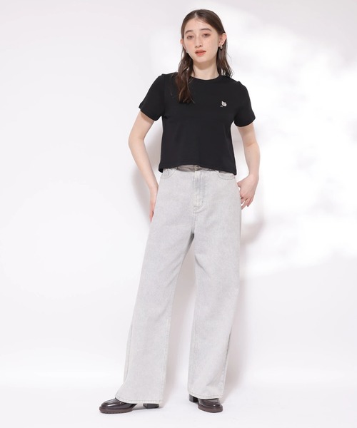 Rirandture(リランドチュール)の「Mimiパール刺繍Tシャツ(Tシャツ/カットソー・レディース・ホワイト/ピンク/ブラック・2)」の18枚目の写真