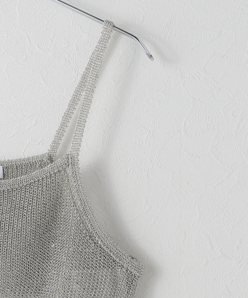 Noble（ノーブル）の「ラメショートビスチェ（その他トップス・レディース・シルバー・FREE）」の3枚目の写真