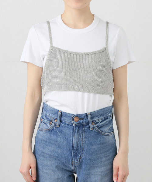 Noble ノーブル♡ ビスチェ NOBLE｜フェザーニットビスチェ | Rakuten Fashion(楽天