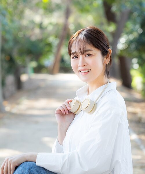 BIRTHDAY BAR（バースデイバー）の「くるくるネックファン（生活家電・レディース・ベージュ/グレー・0）」の17枚目の写真