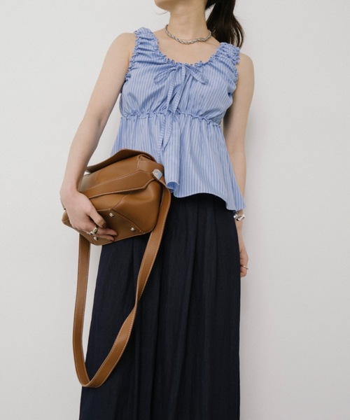 DRWCYS（ドロシーズ）の「２WAYボックスバッグ（ショルダーバッグ・レディース・キャメル/ブラック・FREE）」の19枚目の写真