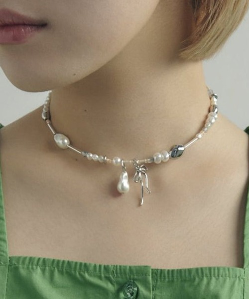 GOLDY（ゴールディ）の「【GOLDY】マルチ ビーズ ネックカフ 3240504（チョーカー・レディース・マルチ/シルバー系1/ゴールド/ブラック/ブラウン・FREE）」の5枚目の写真