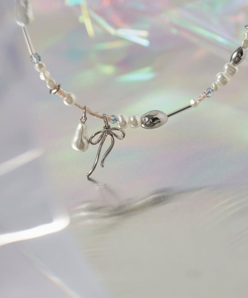 GOLDY（ゴールディ）の「【GOLDY】マルチ ビーズ ネックカフ 3240504（チョーカー・レディース・マルチ/シルバー系1/ゴールド/ブラック/ブラウン・FREE）」の15枚目の写真