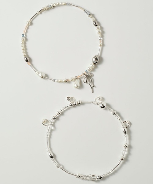 GOLDY（ゴールディ）の「【GOLDY】マルチ ビーズ ネックカフ 3240504（チョーカー・レディース・マルチ/シルバー系1/ゴールド/ブラック/ブラウン・FREE）」の11枚目の写真