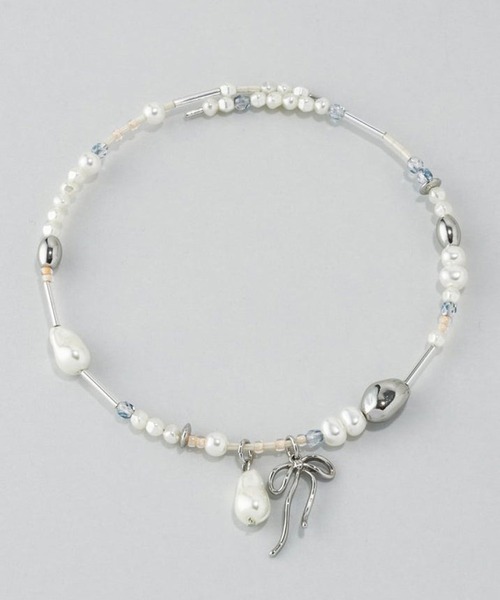 GOLDY（ゴールディ）の「【GOLDY】マルチ ビーズ ネックカフ 3240504（チョーカー・レディース・マルチ/シルバー系1/ゴールド/ブラック/ブラウン・FREE）」の13枚目の写真