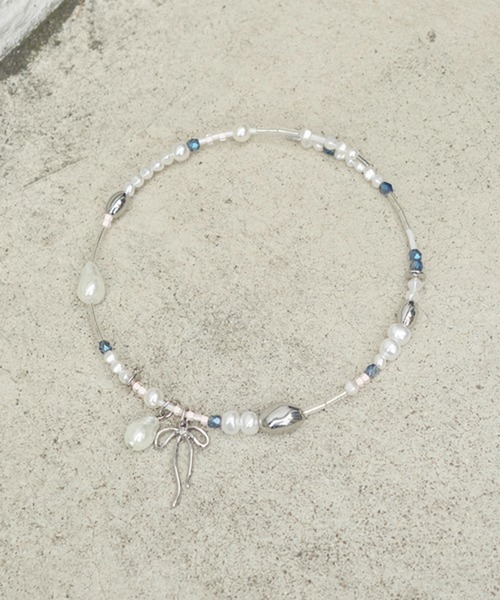 GOLDY（ゴールディ）の「【GOLDY】マルチ ビーズ ネックカフ 3240504（チョーカー・レディース・マルチ/シルバー系1/ゴールド/ブラック/ブラウン・FREE）」の6枚目の写真