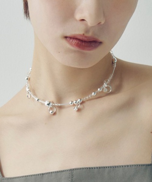 GOLDY（ゴールディ）の「【GOLDY】マルチ ビーズ ネックカフ 3240504（チョーカー・レディース・マルチ/シルバー系1/ゴールド/ブラック/ブラウン・FREE）」の7枚目の写真