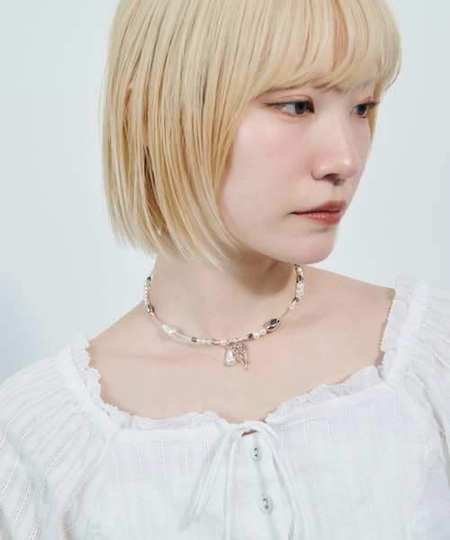 GOLDY（ゴールディ）の「【GOLDY】マルチ ビーズ ネックカフ 3240504（チョーカー・レディース・マルチ/シルバー系1/ゴールド/ブラック/ブラウン・FREE）」の12枚目の写真