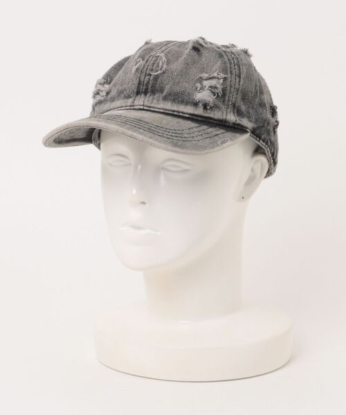 Burner（バーナー）の「【OKUOKU　0909】ダメージキャップ oku-bosi-g5-11（キャップ・メンズ・ブラック系その他/グレー系その他/ベージュ系その他2/グリーン系その他2/ブルー系その他3/ブルー系その他4/イエロー系その他2/ピンク系その他2/レッド系その他2/レッド系その他/ピンク系その他/ブルー系その他2/ブラック系その他2/ブラウン系その他/グレー系その他2・FREE）」の3枚目の写真