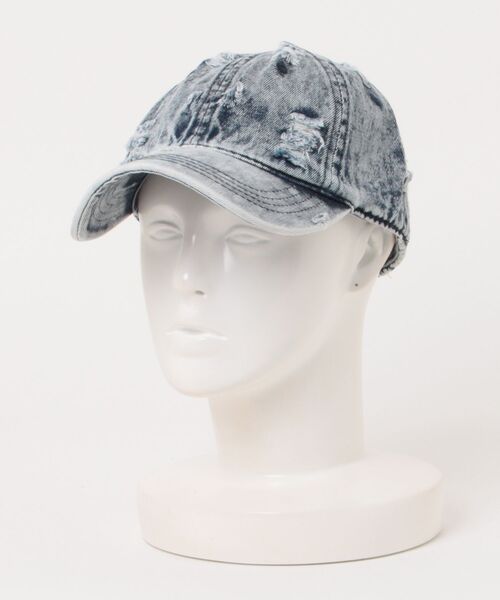 Burner（バーナー）の「【OKUOKU　0909】ダメージキャップ oku-bosi-g5-11（キャップ・メンズ・ブラック系その他/グレー系その他/ベージュ系その他2/グリーン系その他2/ブルー系その他3/ブルー系その他4/イエロー系その他2/ピンク系その他2/レッド系その他2/レッド系その他/ピンク系その他/ブルー系その他2/ブラック系その他2/ブラウン系その他/グレー系その他2・FREE）」の4枚目の写真