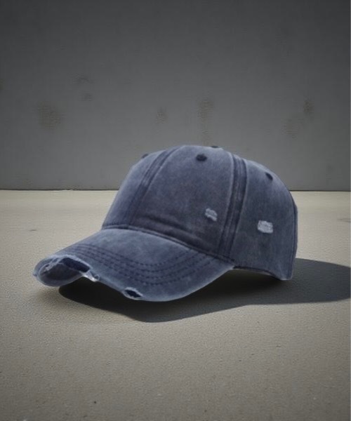 Burner（バーナー）の「【OKUOKU　0909】ダメージキャップ oku-bosi-g5-11（キャップ・メンズ・ブラック系その他/グレー系その他/ベージュ系その他2/グリーン系その他2/ブルー系その他3/ブルー系その他4/イエロー系その他2/ピンク系その他2/レッド系その他2/レッド系その他/ピンク系その他/ブルー系その他2/ブラック系その他2/ブラウン系その他/グレー系その他2・FREE）」の9枚目の写真