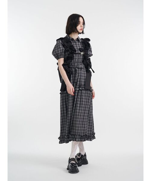 jouetie（ジュエティ）の「厚底スニーカーソールバレエシューズ/メリージェーン/ローファー 靴 冬服（スニーカー・レディース・レッド/ブラック・MEDIUM/LARGE）」の4枚目の写真