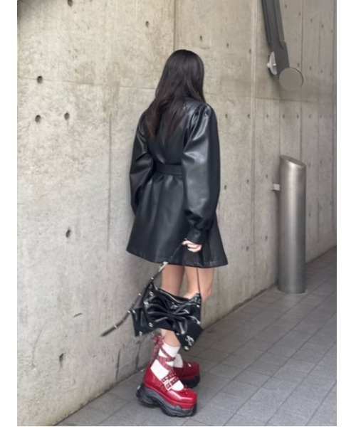 厚底メリージェーンスニーカーソールバレエシューズ　L 厚底メリージェーンスニーカーソールバレエシューズ（スニーカー