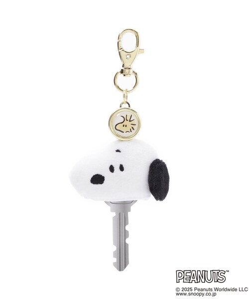 セール】SNOOPY リール付きキーカバー スヌーピー（その他雑貨）｜one