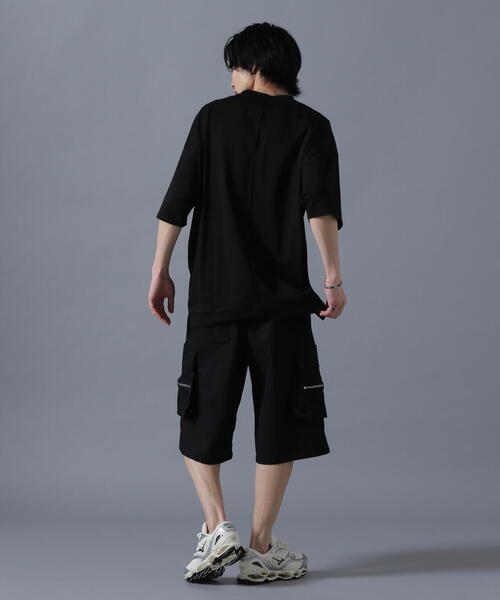 DANKE SCHON - 【オシャレ☆Danke Schon】黒　オレンジ　カットソー　サイズF セール】DankeSchon/ダンケシェーン/GRADATION CHEMICAL S/S TEE