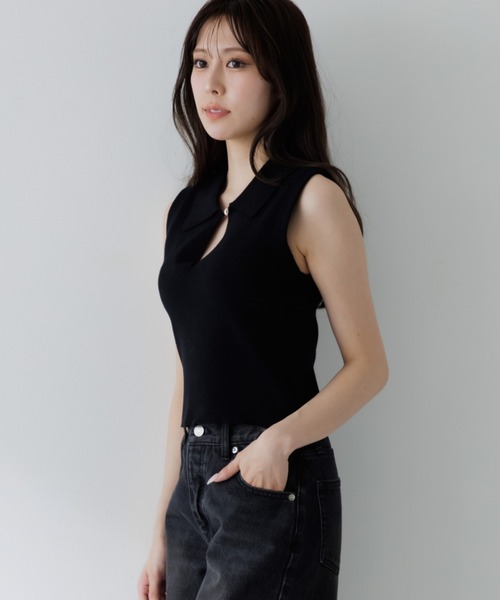 summer knit tank（サマーニットタンク）（Tシャツ/カットソー
