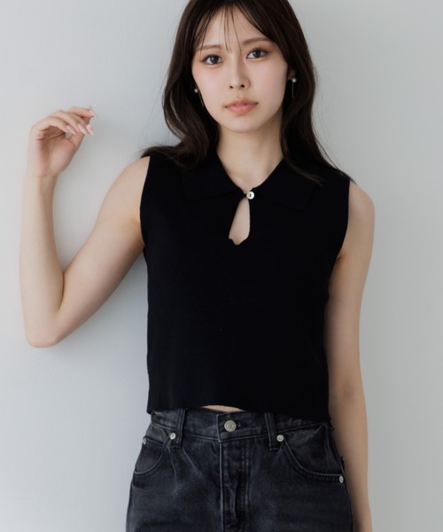 【aaa】nknit ンニット　サマーニット⭐︎ summer knit tank（サマーニットタンク）（Tシャツ/カットソー