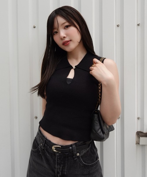 summer knit tank（サマーニットタンク）（Tシャツ/カットソー