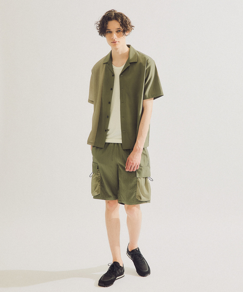 5351 POUR LES HOMMES（ゴーサンゴーイチプールオム）の「カラーブロック 半袖シャツ（シャツ/ブラウス・メンズ・ブルー/ブラック/カーキ・50/48/46/44）」の15枚目の写真