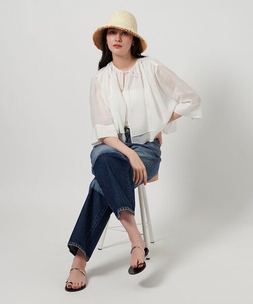 La Maison de Lyllis（メゾンドリリス）の「＜La maison de Lyllis＞LAPAZ ハット（ハット・レディース・ナチュラル・FREE）」の17枚目の写真