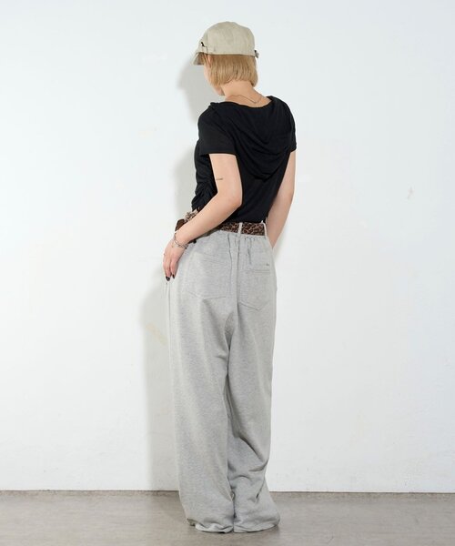 WHO'S WHO gallery(フーズフーギャラリー)の「【新色レース】シアー/レース ヘンリー半袖パーカー(Tシャツ/カットソー・レディース・ブラック/オフホワイト/グレー/ホワイト/ブラック系その他・FREE)」の16枚目の写真