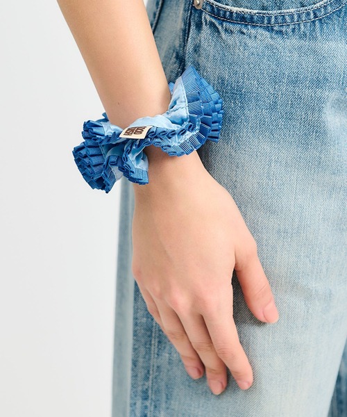 GOOD SQUISH (Cowboy Original) シュシュ GOOD SQUISH / BABY COWBOY BLUE SILK シュシュ（シュシュ