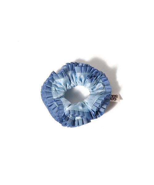 セール】GOOD SQUISH / BABY COWBOY BLUE SILK シュシュ（シュシュ