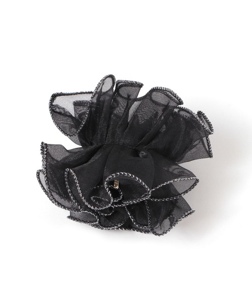 GLOBAL WORK（グローバルワーク）の「クルリンパチパチヘアカフ/494031（バレッタ/ヘアクリップ・レディース・ホワイト/ベージュ/ブラック系その他/ブラック・ONE SIZE）」の3枚目の写真