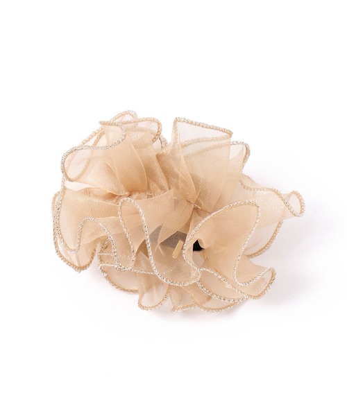 GLOBAL WORK（グローバルワーク）の「クルリンパチパチヘアカフ/494031（バレッタ/ヘアクリップ・レディース・ホワイト/ベージュ/ブラック系その他/ブラック・ONE SIZE）」の4枚目の写真