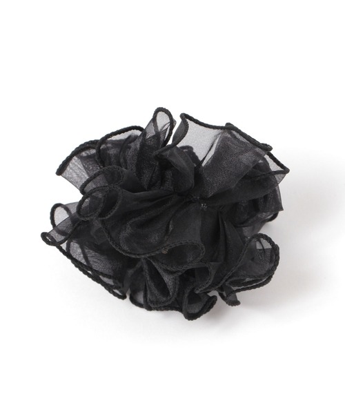 GLOBAL WORK（グローバルワーク）の「クルリンパチパチヘアカフ/494031（バレッタ/ヘアクリップ・レディース・ホワイト/ベージュ/ブラック系その他/ブラック・ONE SIZE）」の2枚目の写真