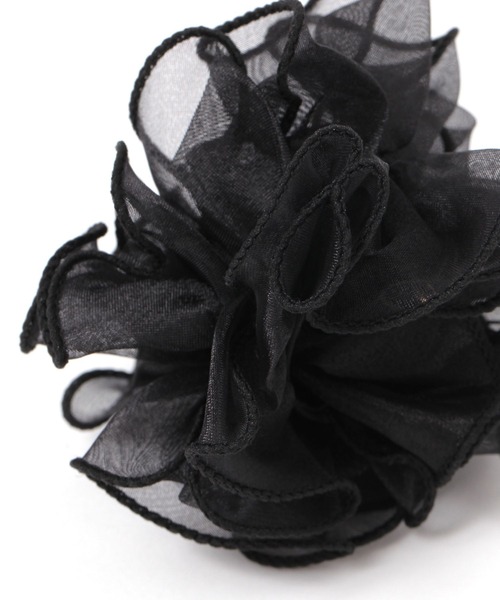 GLOBAL WORK（グローバルワーク）の「クルリンパチパチヘアカフ/494031（バレッタ/ヘアクリップ・レディース・ホワイト/ベージュ/ブラック系その他/ブラック・ONE SIZE）」の6枚目の写真