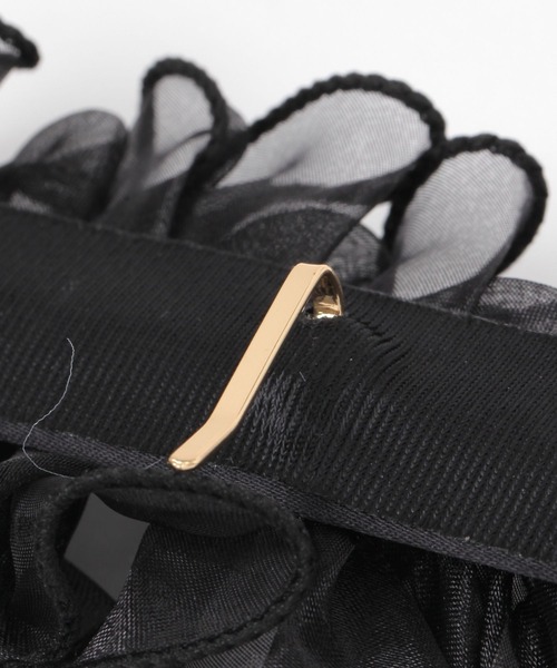 GLOBAL WORK（グローバルワーク）の「クルリンパチパチヘアカフ/494031（バレッタ/ヘアクリップ・レディース・ホワイト/ベージュ/ブラック系その他/ブラック・ONE SIZE）」の7枚目の写真