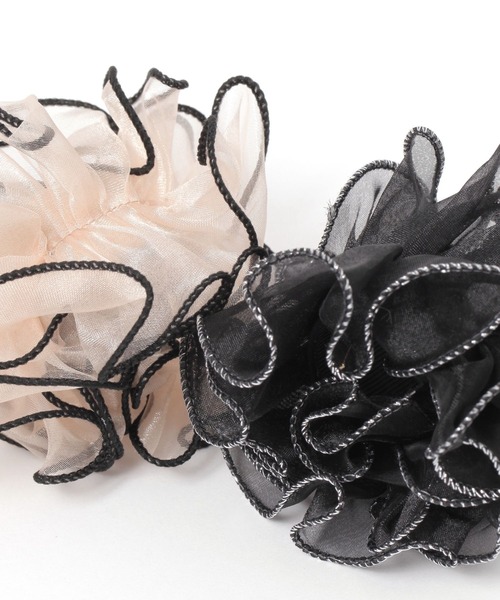 GLOBAL WORK（グローバルワーク）の「クルリンパチパチヘアカフ/494031（バレッタ/ヘアクリップ・レディース・ホワイト/ベージュ/ブラック系その他/ブラック・ONE SIZE）」の8枚目の写真