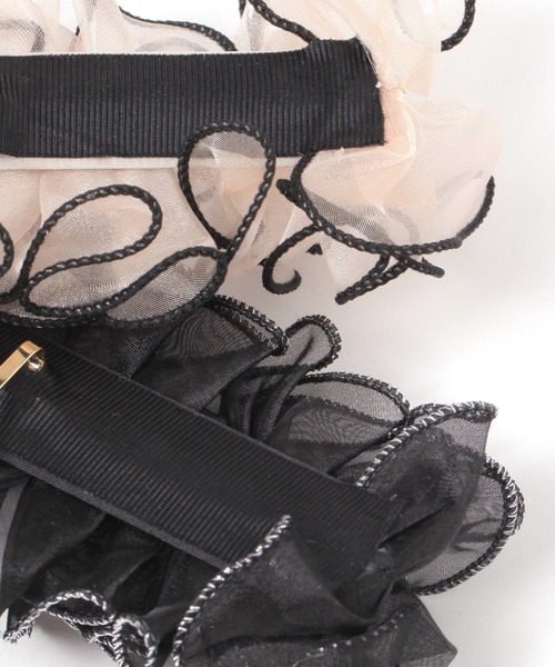 GLOBAL WORK（グローバルワーク）の「クルリンパチパチヘアカフ/494031（バレッタ/ヘアクリップ・レディース・ホワイト/ベージュ/ブラック系その他/ブラック・ONE SIZE）」の9枚目の写真