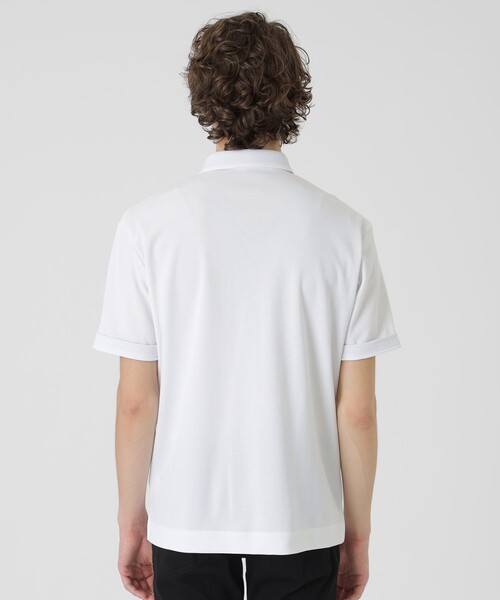 BLACK LABEL CRESTBRIDGE(ブラックレーベル・クレストブリッジ)の「Moistex(R)deoポロシャツ(ポロシャツ・メンズ・ブラック/ネイビー/ピンク系その他2/オフホワイト/ライトイエロー/オレンジ系その他/ブラウン系その他3/グリーン系その他・L/XL/M)」の11枚目の写真