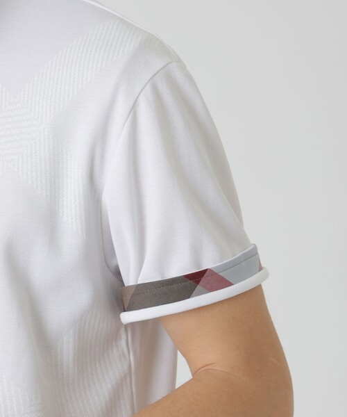 BLACK LABEL CRESTBRIDGE(ブラックレーベル・クレストブリッジ)の「Moistex(R)deoポロシャツ(ポロシャツ・メンズ・ブラック/ネイビー/ピンク系その他2/オフホワイト/ライトイエロー/オレンジ系その他/ブラウン系その他3/グリーン系その他・L/XL/M)」の14枚目の写真