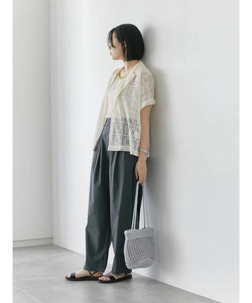 Samansa Mos2 blue（サマンサモスモスブルー）の「メタリックメッシュバッグ（ハンドバッグ・レディース・ブラック/シルバー/ブルー・F）」の11枚目の写真