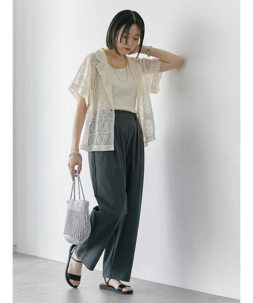 Samansa Mos2 blue（サマンサモスモスブルー）の「メタリックメッシュバッグ（ハンドバッグ・レディース・ブラック/シルバー/ブルー・F）」の13枚目の写真