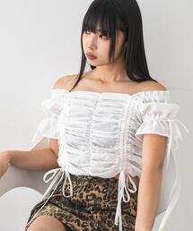 WEGO | WEGO/【25年春夏新作】2WAYドロストブラウス(シャツ/ブラウス)