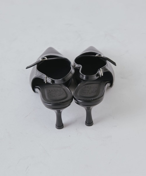 Lui's（ルイス）の「スリングバックストラップミュール（パンプス・レディース・ブラック/シルバー・23.5/24.5）」の5枚目の写真