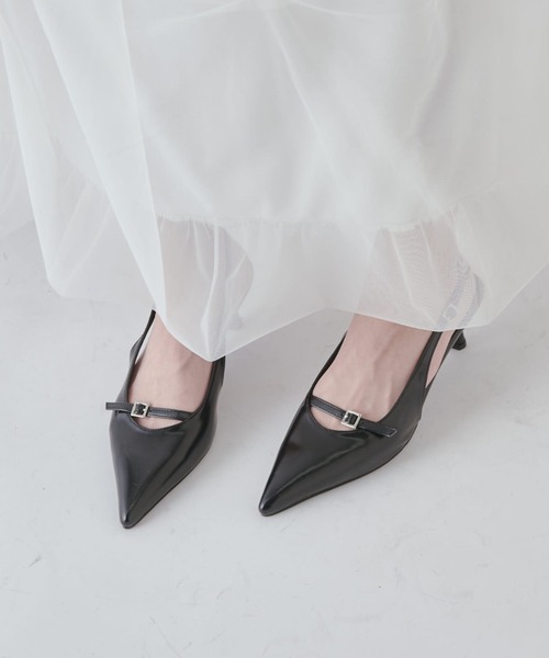 Lui's（ルイス）の「スリングバックストラップミュール（パンプス・レディース・ブラック/シルバー・23.5/24.5）」の21枚目の写真