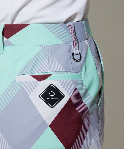 JUN&ROPE'(ジュンアンドロペ)の「【UV】【接触冷感】マルチアーガイル柄 スカート(スカート・レディース・グレー/ライトグリーン/ピンク・L/M/S)」の22枚目の写真