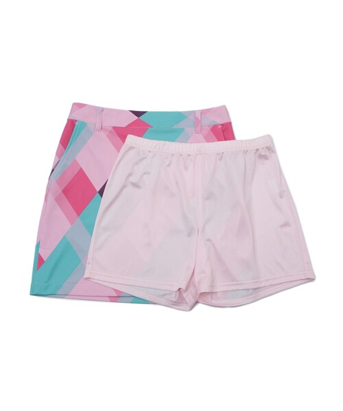 JUN&ROPE'(ジュンアンドロペ)の「【UV】【接触冷感】マルチアーガイル柄 スカート(スカート・レディース・グレー/ライトグリーン/ピンク・L/M/S)」の14枚目の写真