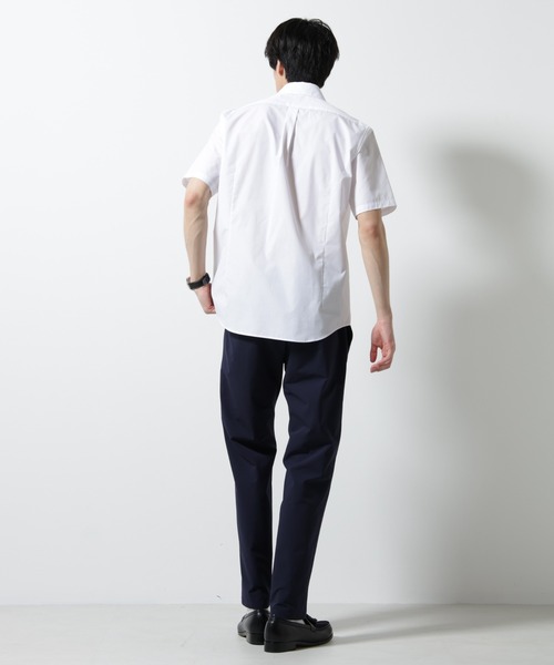 NANO universe(ナノユニバース)の「「N shirt」 速乾 ホリゾンタルカラーシャツ半袖(シャツ/ブラウス・メンズ・ブルーグレー/ライトブルー/ホワイト・S/M/L)」の17枚目の写真